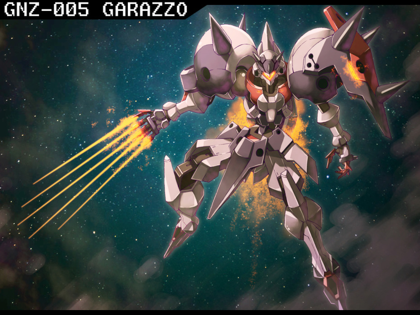 claws, garazzo, gundam, gundam_00, is_ii, mecha, space, spikes