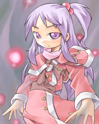 danmaku, female, hair_bobbles, hair_ornament, lowres, mystic_square, nyagakiya, shinki