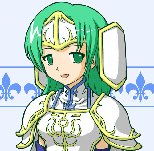 armor, earth_ekami, fire_emblem, fire_emblem:_akatsuki_no_megami, fire_emblem:_souen_no_kiseki, green_eyes, green_hair, lowres