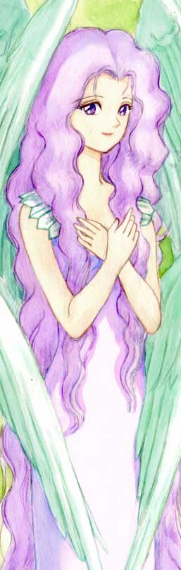 1girl, angel, angel_wings, efira, long_image, solo, tall_image, wings