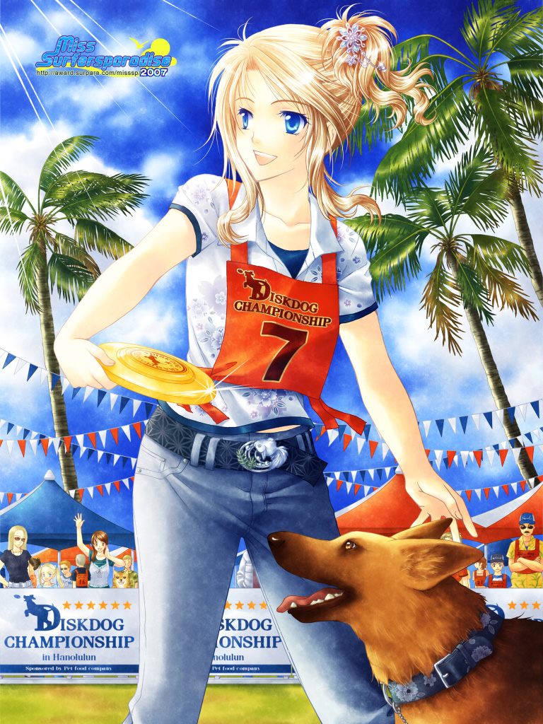00s, 2007, 5girls, 6+boys, :d, bangs, belt, blonde_hair