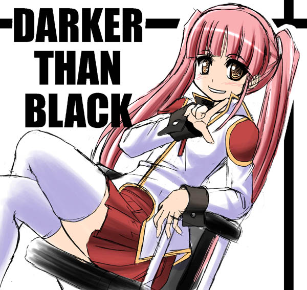 darker_than_black, kayanuma_kiko, kiko, redhead, thigh-highs, tonpuu, white_legwear