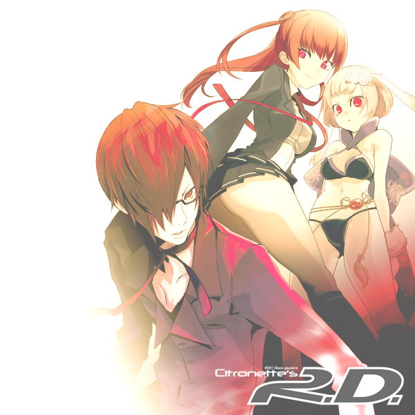 ass, baek_changpo, bikini, ernula, glasses, hair_over_one_eye, long_hair, looking_back