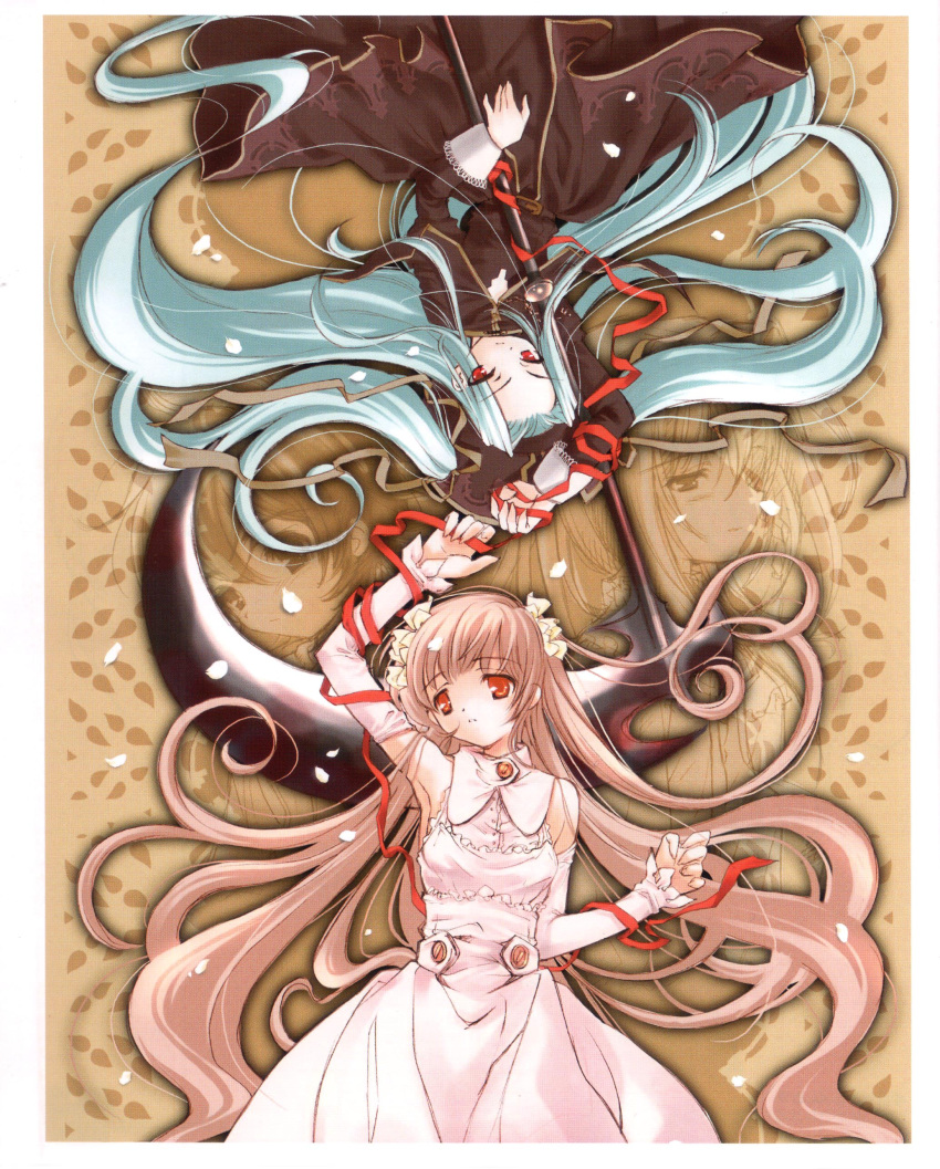 2girls, absurdres, asahina_kasumi, eario, forgetmenot, highres, itou_noiji, kasumi_(forgetmenot)