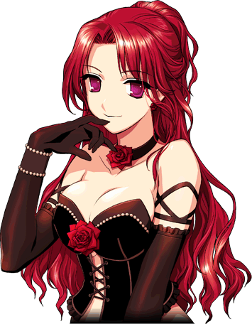 1girl, animated, animated_gif, blinking, choker, flower, gloves, lowres