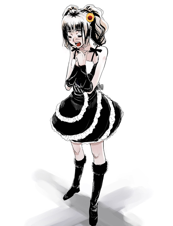 cute_&amp;_girly_(idolmaster), gothic_princess, idolmaster, takatsuki_yayoi, twintails, yuu_(kfc)