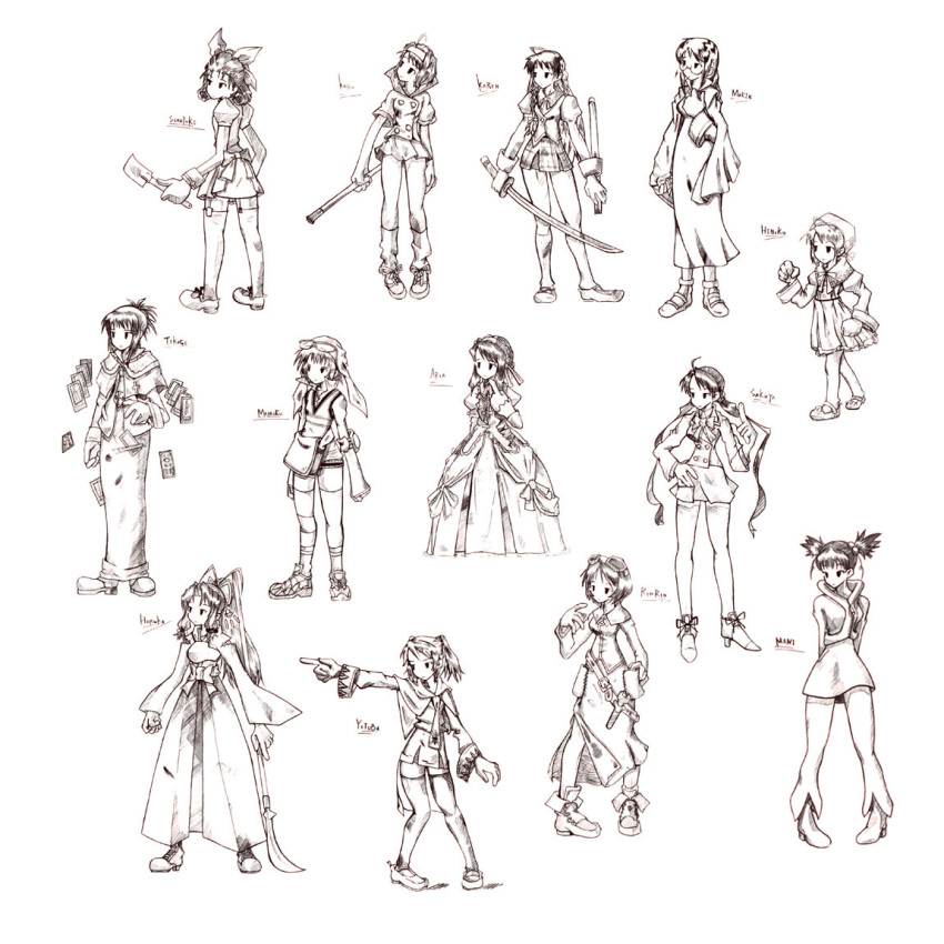 6+girls, aria_(sister_princess), chikage_(sister_princess), everyone, final_fantasy, final_fantasy_tactics, haruka_(sister_princess), hinako_(sister_princess)