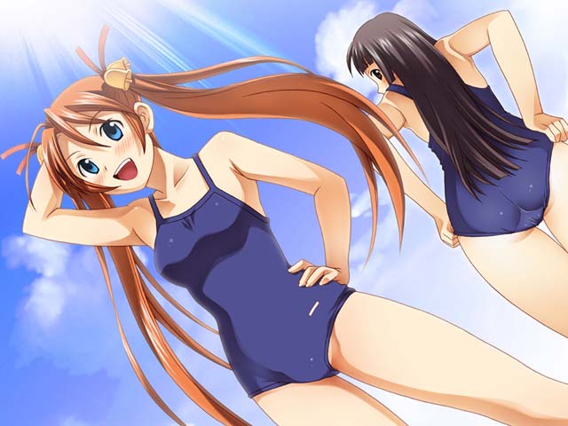 2girls, bakuhatsu_bros., bell, hair_bell, hair_ornament, kagurazaka_asuna, konoe_konoka, mahou_sensei_negima!