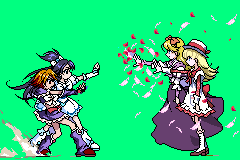 4girls, ashita_no_nadja, blonde_hair, boots, brown_hair, company_connection, crossover, cure_black