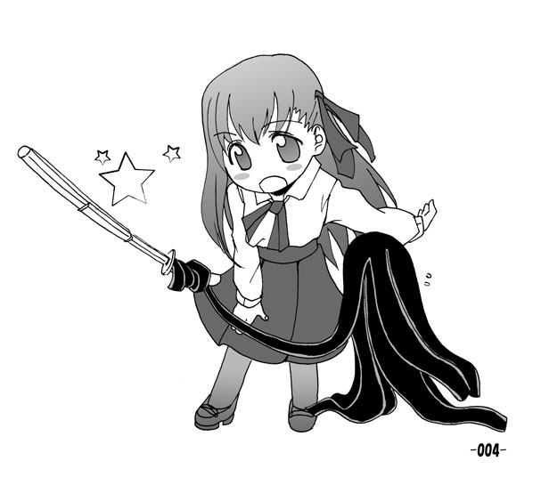 1girl, angra_mainyu, bokken, dark_matou_sakura, dark_sakura, fate/stay_night, fate_(series), hota