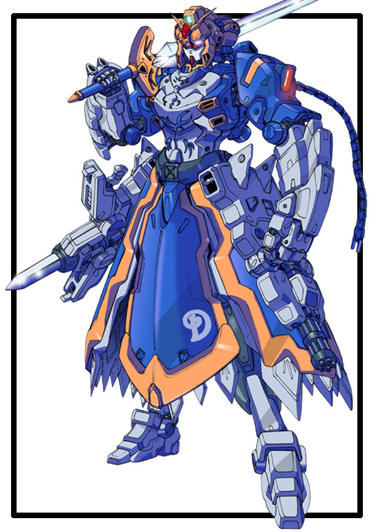 crossover, fate/stay_night, fate_(series), gundam, gundam_girl, mecha, mechanization, parody