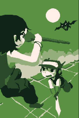 1boy, 1girl, amaya_daisuke, animal, bare_shoulders, baseball_cap, bat, bracelet