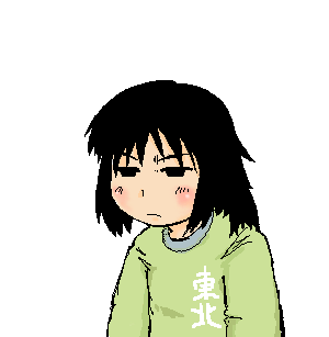 00s, animated, animated_gif, easytoon, genshiken, lowres, ogiue_chika