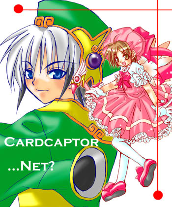2boys, capcom, card_captor_sakura, child, cosplay, crossdressinging, crossover, fuuin_no_tsue
