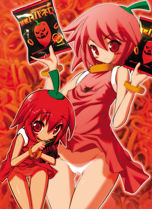 1girl, blush, boukun_habanero, bracelet, dress, flat_chest, habanero, habanero-tan