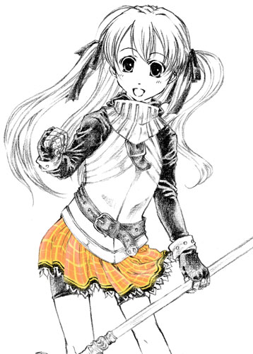 1girl, armor, armored_dress, belt, bow, cecile_(suikoden), gensou_suikoden, gensou_suikoden_iii