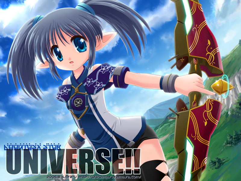 00s, 1girl, 2006, :o, armband, bike_shorts, black_legwear, blue_eyes