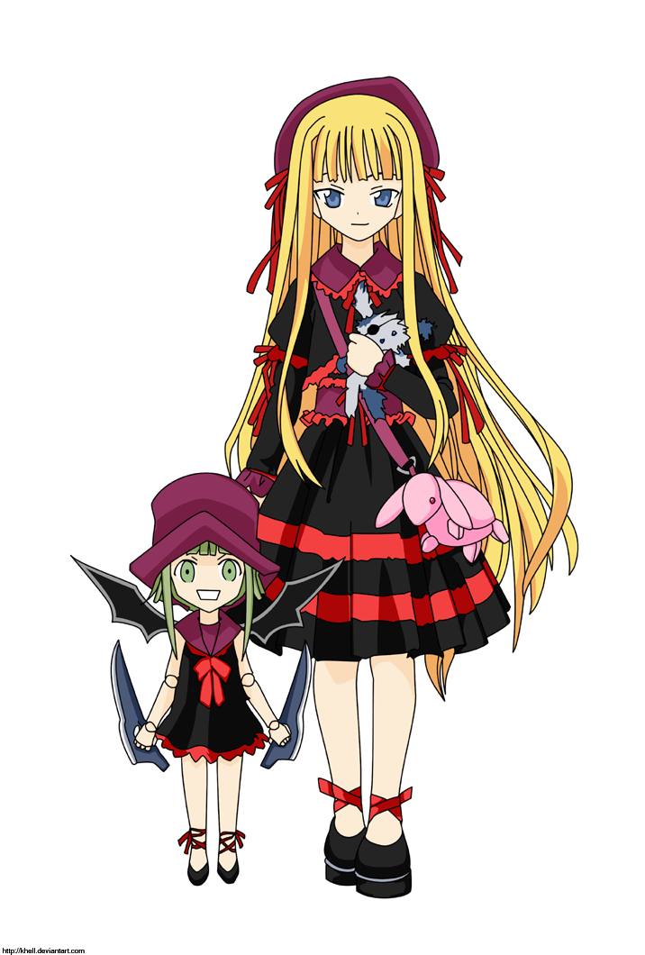 blonde_hair, blue_eyes, chachazero, evangeline_a_k_mcdowell, green_eyes, green_hair, hat, long_hair