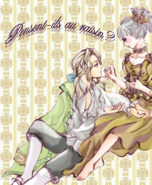 1boy, 1girl, barefoot, blush, couple, dress, euram_barows, food