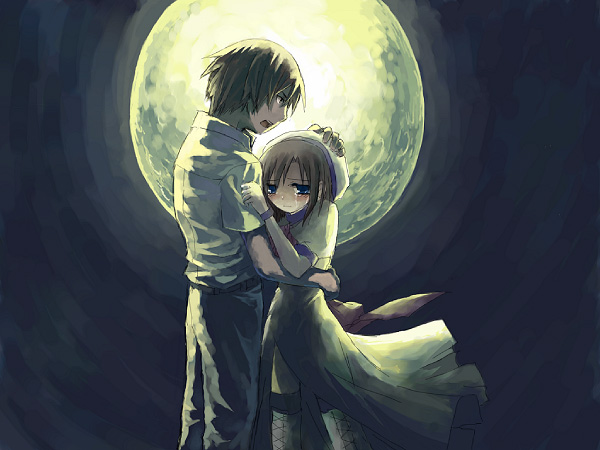 1boy, 1girl, bad_anatomy, couple, hetero, higurashi_no_naku_koro_ni, maebara_keiichi, ryuuguu_rena