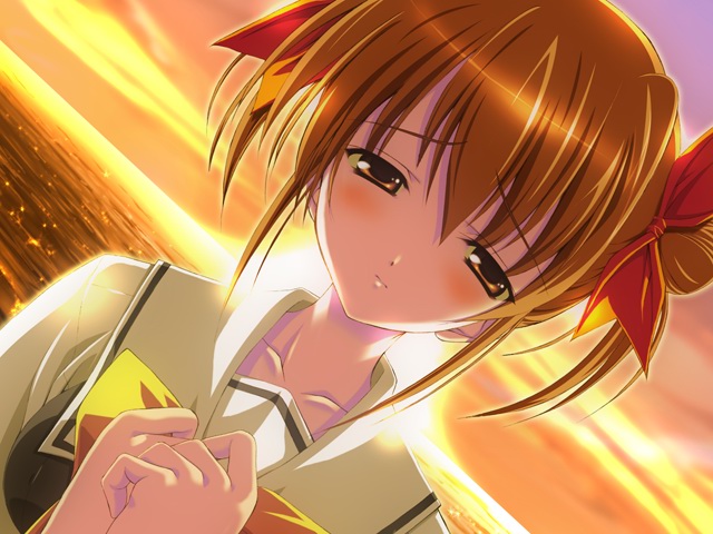 1girl, blush, brown_eyes, brown_hair, dutch_angle, fumio_(ura_fmo), game_cg, sakura_chika