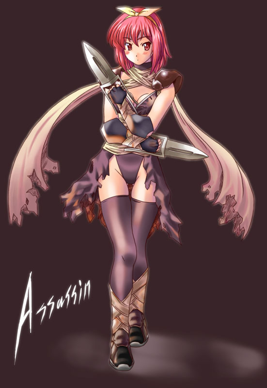 1girl, assassin, assassin_(ragnarok_online), assassin_(ragnarok_online)_(cosplay), cosplay, dagger, jamadhar, kasuga_aya