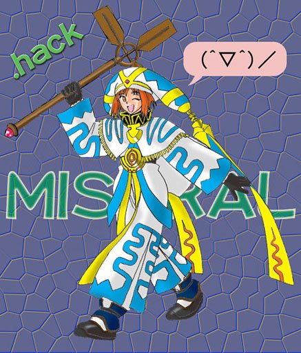 .hack//, .hack//games, 1girl, bandai, cyber_connect_2, hack, mistral, mistral_(.hack//)