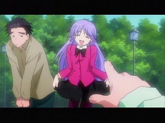 2boys, happiness!, male_focus, multiple_boys, nature, outdoors, pantyhose, purple_hair