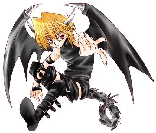 1boy, blonde_hair, cosplay, dragon, dragon_tail, dragon_wings, duel_monster, gothic