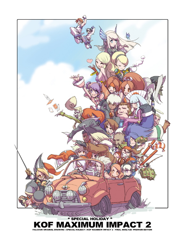 6+boys, 6+girls, alba_meira, asamiya_athena, billy_kane, black_hair, blonde_hair, bonne_jenet