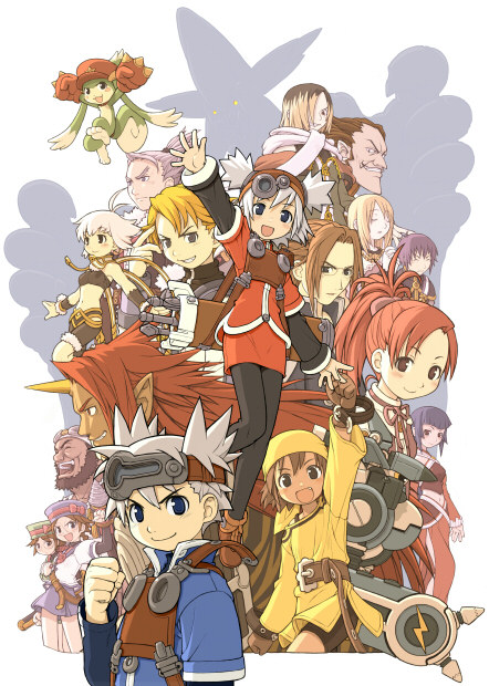6+boys, 6+girls, blue_eyes, bron, brown_eyes, brown_hair, cleru, closed_eyes