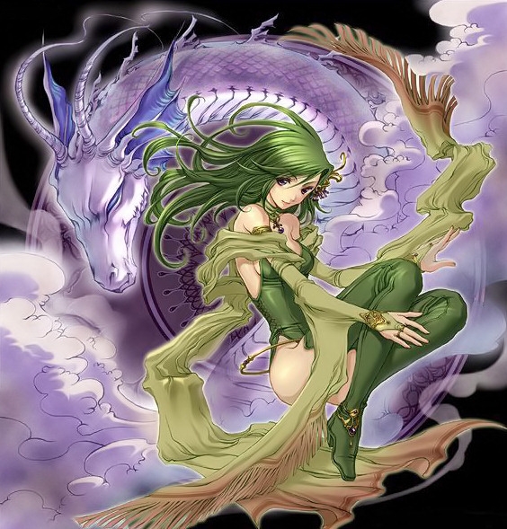 1girl, amazio_komeko, boots, bridal_gauntlets, dragon, female, final_fantasy, final_fantasy_iv