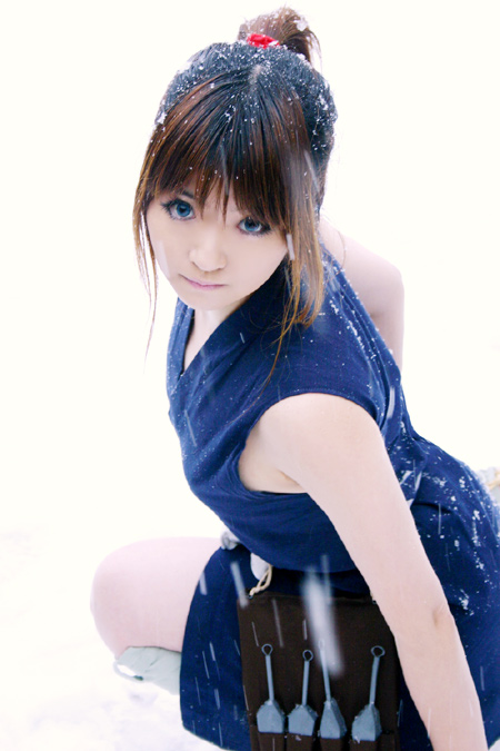 1girl, asian, assassin, azumi, azumi_(character), azumi_(manga), cosplay, looking_at_viewer