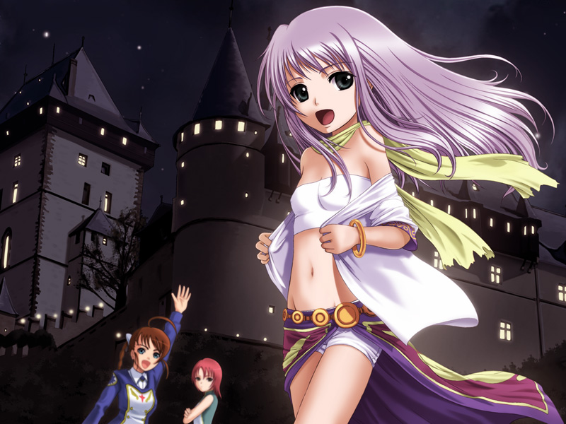 ahoge, arika_yumemiya, bracelet, brown_hair, green_eyes, jewelry, juliet_nao_zhang, mashiro_blan_de_windbloom