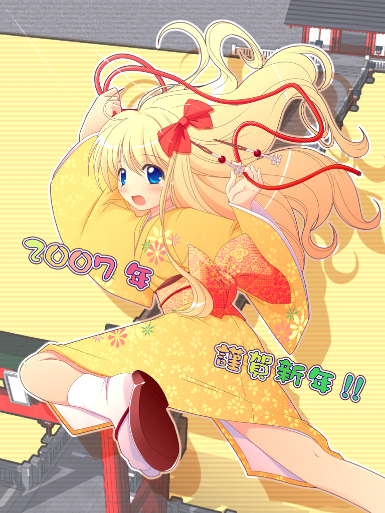 00s, 1girl, 2007, al_azif_(artist), aru_(abyssinia), blonde_hair, evangeline_a_k_mcdowell, hair_ornament