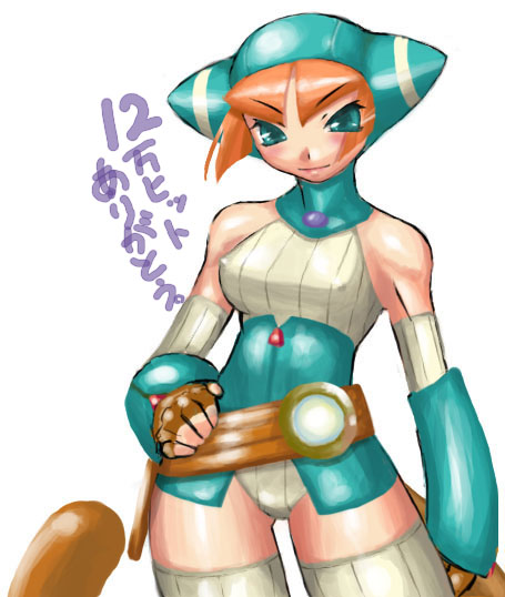 1girl, animal_hood, breath_of_fire, breath_of_fire_v, cat_hood, cat_tail, dr.p, elbow_gloves