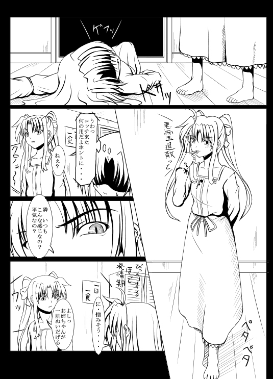 2girls, alicia_testarossa, comic, fate_testarossa, lyrical_nanoha, mahou_shoujo_lyrical_nanoha, mahou_shoujo_lyrical_nanoha_a's, mahou_shoujo_lyrical_nanoha_strikers