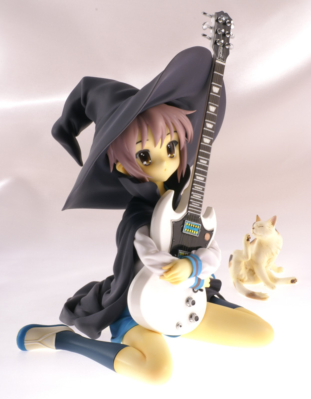 bubba, cape, figure, guitar, hat, instrument, nagato_yuki, photo