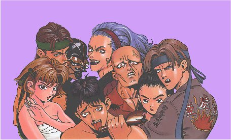 3girls, 5boys, angela_belti, annie_hamilton, atlus, everyone, gouketsuji_ichizoku, gouketsuji_otane