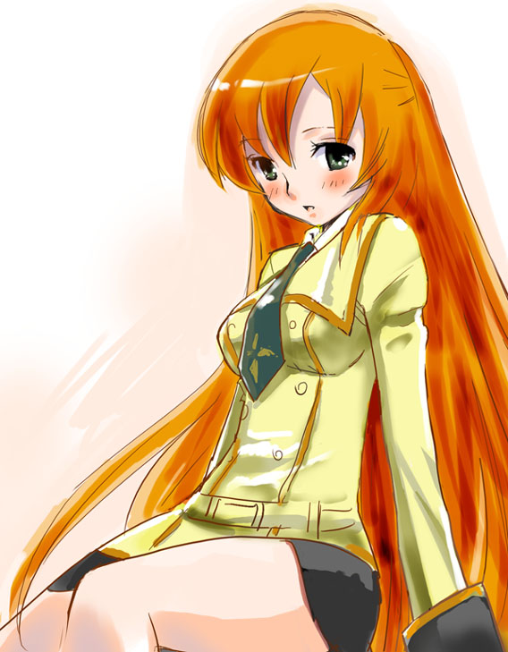 1girl, blush, breasts, code_geass, green_eyes, kanchan, kantaro, long_hair