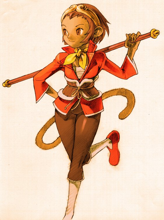 1girl, ascot, bengus, brown_eyes, brown_hair, capcom, marvel, marvel_vs._capcom