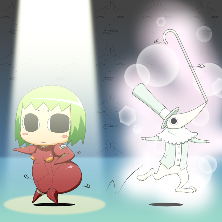 excalibur_(soul_eater), excalibur_face, ippeisotsu, kemeko, kemeko_deluxe, mm, plugsuit, soul_eater
