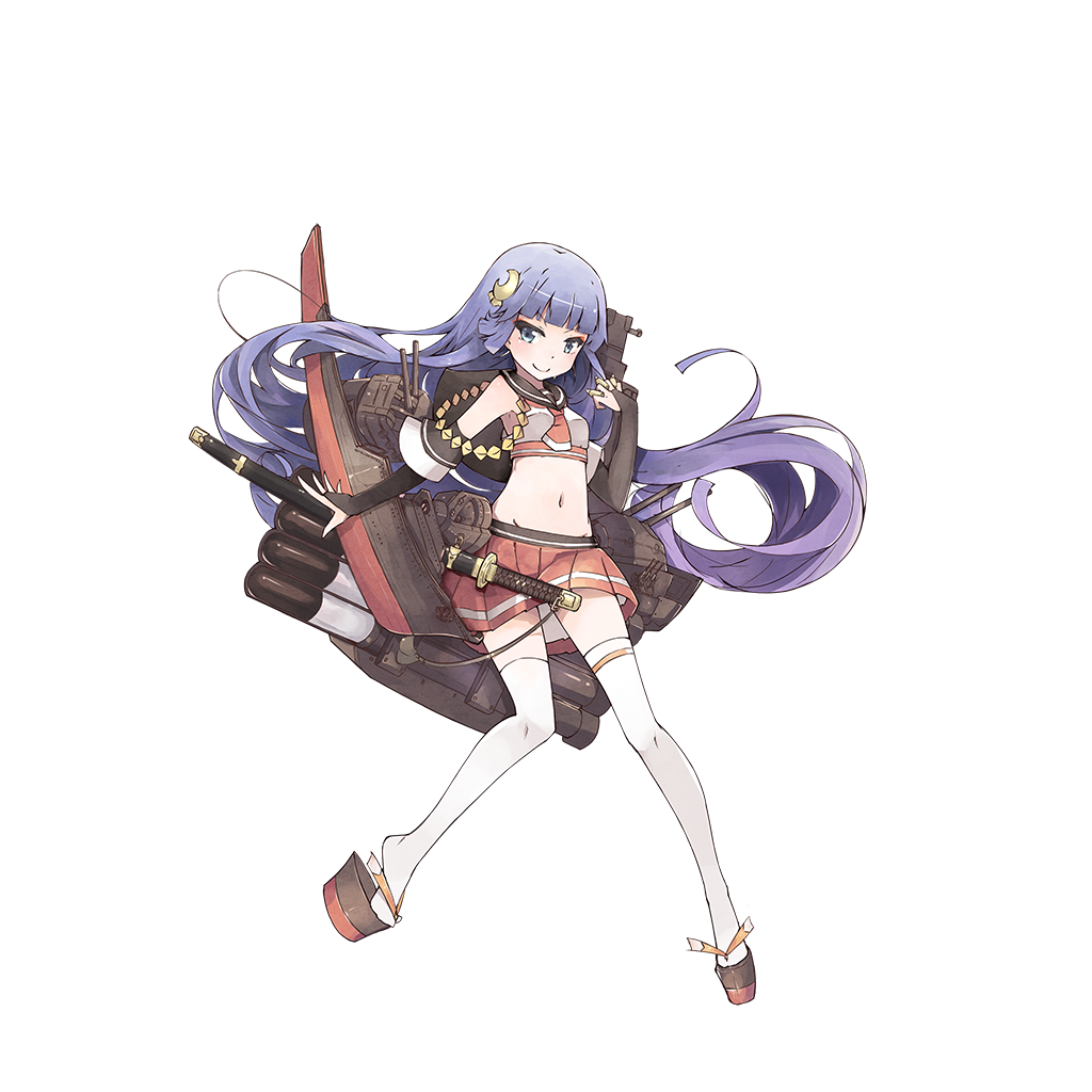 1girl, akizuki_(zhan_jian_shao_nyu), bangs, between_fingers, black_gloves, blue_eyes, blue_hair, blunt_bangs