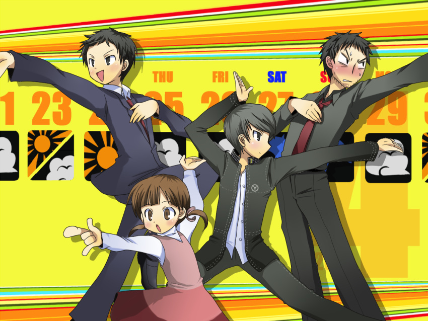 adachi_tohru, adachi_tooru, chiizu_ochaduke, doujima_nanako, doujima_ryotaro, doujima_ryoutarou, get_down, narukami_yuu