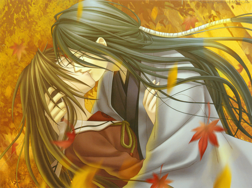 green_hair, hiiro_no_kakera, kasuga_tamaki, kazuki_yone, oomi_suguru, yellow_eyes