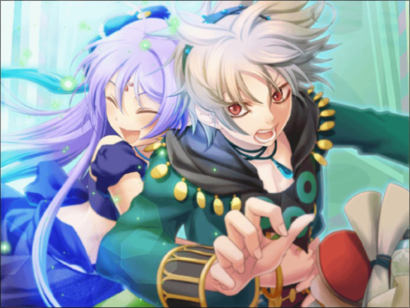 aspashia_(desert_kingdom), brown_hair, desert_kingdom, hanamura_mai, ishmael_yahav, red_eyes