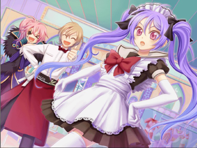 aspashia_(desert_kingdom), blonde_hair, blue_eyes, desert_kingdom, don_ficche, hanamura_mai, sera_(desert_kingdom)