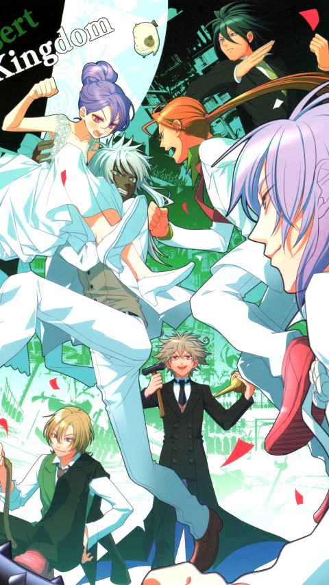 aspashia_(desert_kingdom), desert_kingdom, hanamura_mai, ishmael_yahav, pink_eyes, purple_hair, regeta_samal, sera_(desert_kingdom)