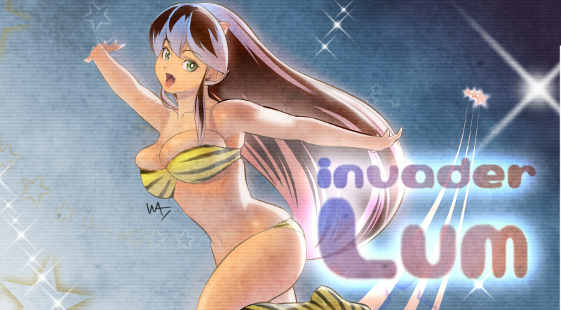 1girl, animal_print, bikini, breasts, brown_hair, english, fang, green_eyes
