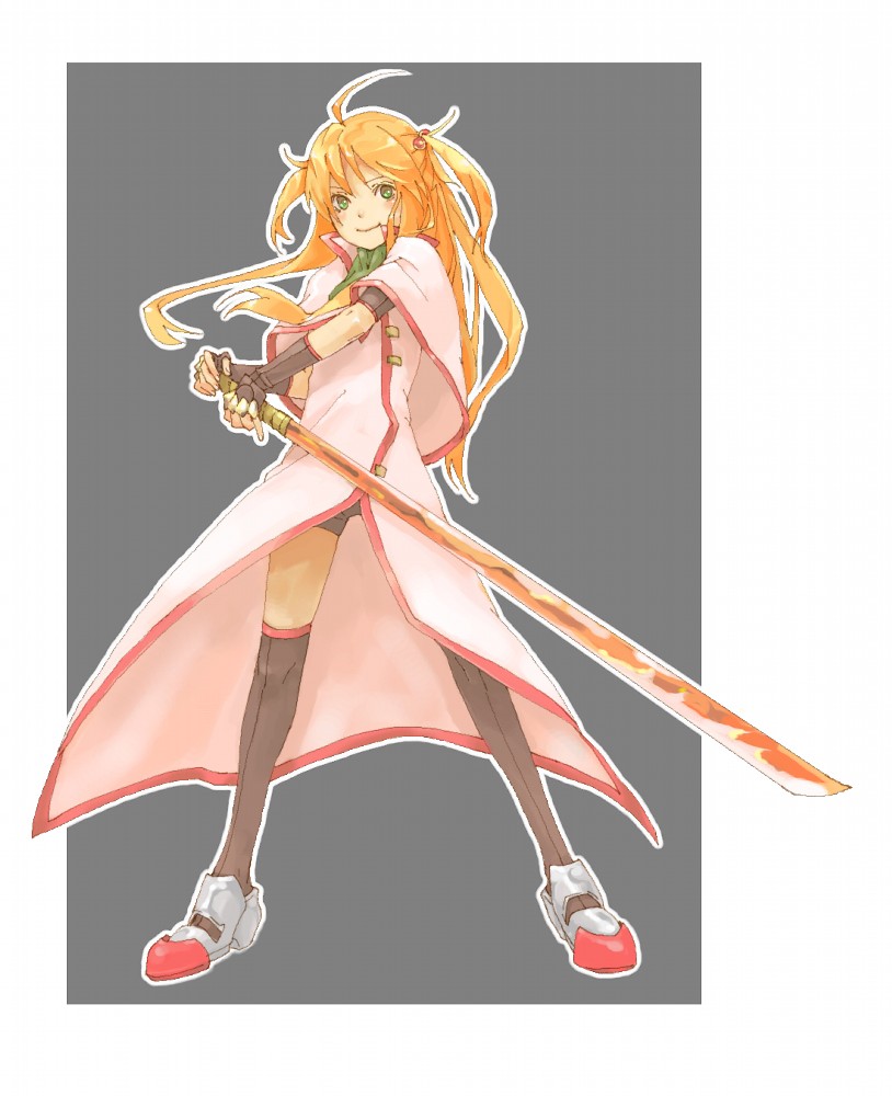 blonde_hair, burning_arisa, gloves, inu_(artist), inu_(wankosan), mahou_shoujo_lyrical_nanoha, mahou_shoujo_lyrical_nanoha_a's, mahou_shoujo_lyrical_nanoha_a's